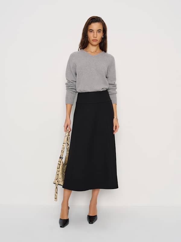 Lily Knit Skirt - Black